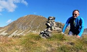 Anello dei MONTI ARETE (2227 m) e VALEGINO (2415 m) da Cambrembo di Valleve il 14 ottobre 2018 - FOTOGALLERY